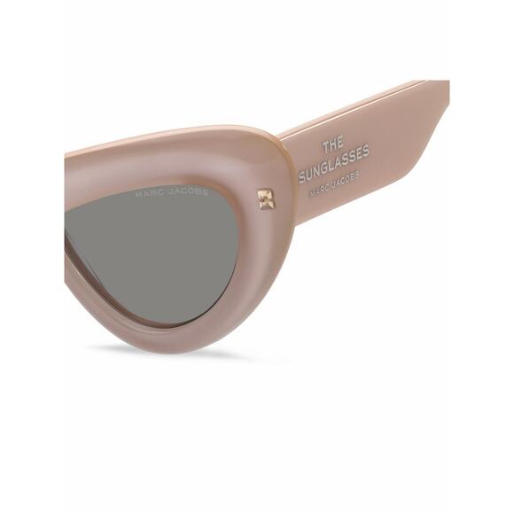 New Marc Jacobs MARC798/S 03DVIR Crystal Blush Pink Cat Eye Sunglasses Authentic main image 4